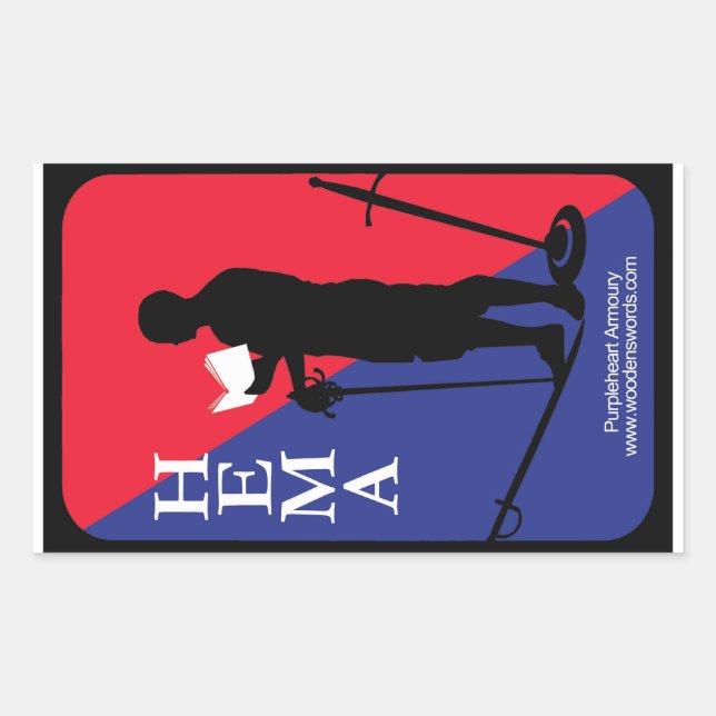 HEMAist Rechteckiger Aufkleber (Vorderseite)