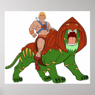 Heman und Tiger Tribut Poster