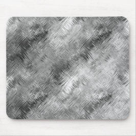 Hematite Gray Scribbled Texture Mousepad