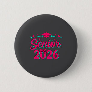 Hemd Coquette Rosa Schleife Senior-Klasse Button