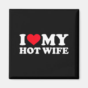 Hemd Ehefrau Rotes Herz Ehefrau Magnet