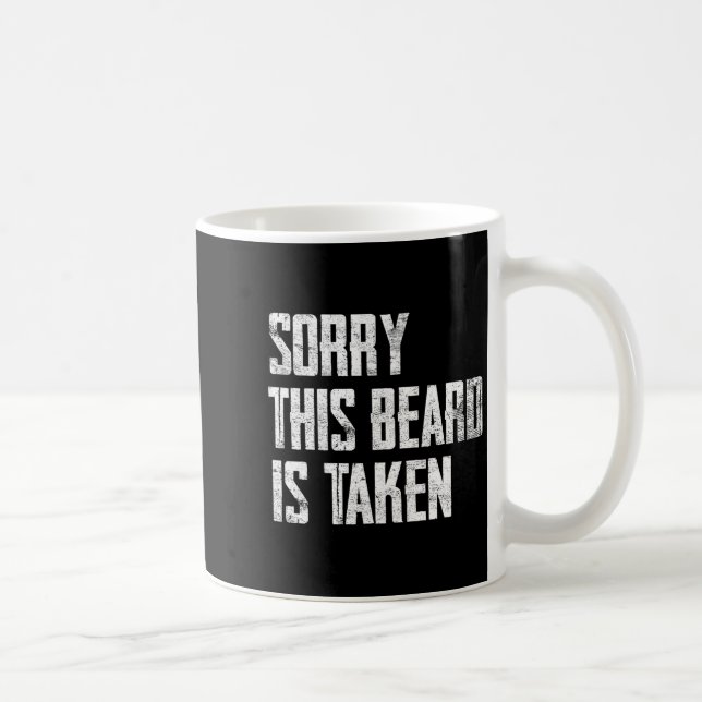 Hemd Ehemann Entschuldigung Bart Gebunden Ehe Kaffeetasse (Rechts)