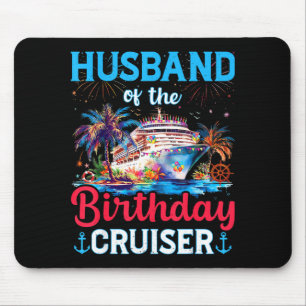 Hemd Ehemann Geburtstag Cruiser Kreuzfahrt Geburts Mousepad