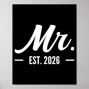 Hemd Ehemann Herr Ist Verheiratet Hochzeit Poster