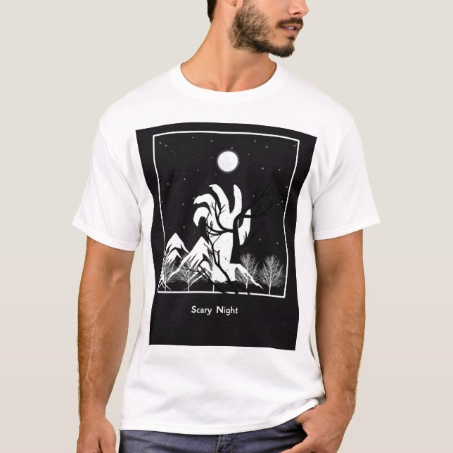 Hemd für Beängstigende Nacht T-Shirt (Vorderseite)