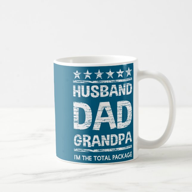 Hemd für Ehemann Vater Opa Geschenk für ihn Kaffeetasse (Rechts)
