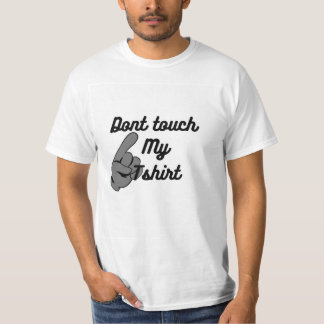 Hemd für Männer, mein Hemd nicht Touch, weißes Hem T-Shirt