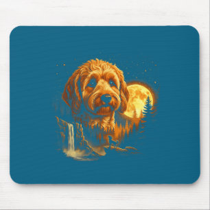 Hemd Goldendoodle Heulender Mond Vintage Goldendoo Mousepad
