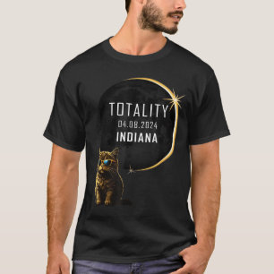 Hemd Indiana Totale Sonnenfinsternis Katze T-Shirt