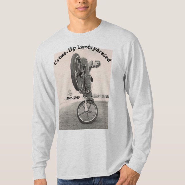Hemd Kreuz der alte Schule BMX herauf Inc. #2 T-Shirt (Vorderseite)
