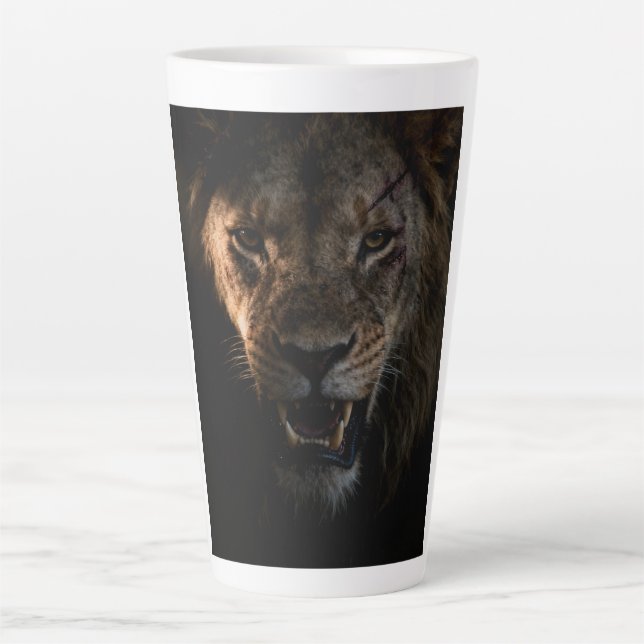 Hemd mit einem Löwen Milchtasse (Vorderseite)