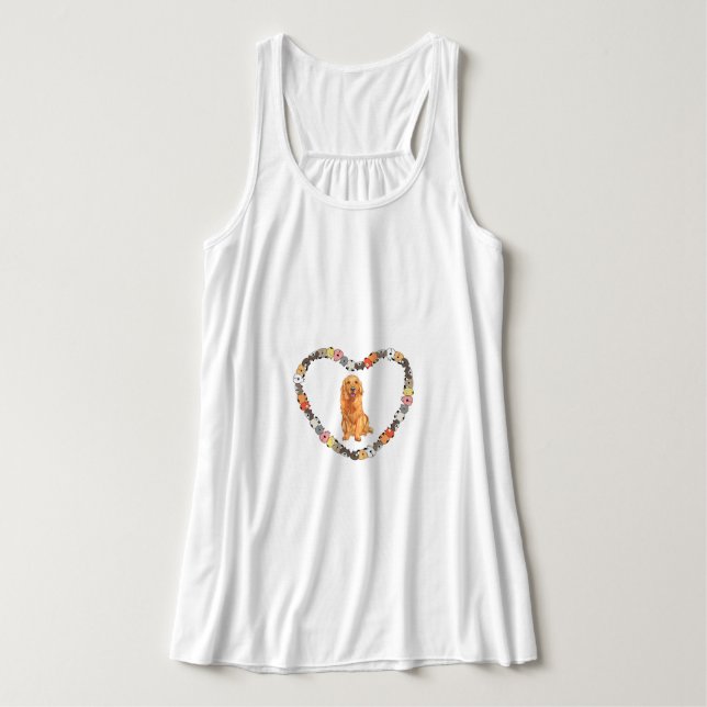Hemd mit phantastischem Hundedruck Tank Top (Design Vorderseite)