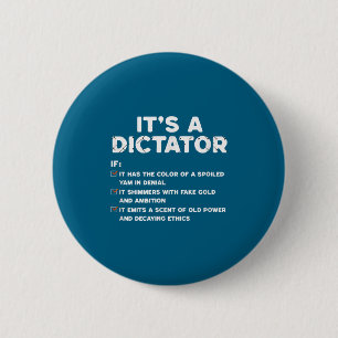 Hemd Politische Satire über Machtverfall Button