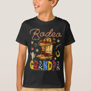 Hemd Rodeo Opa Western Geburtstag Cowboy T-Shirt
