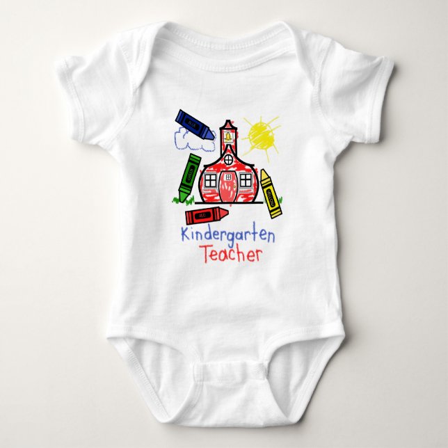 Hemd-Schulhaus u. Zeichenstift der T-Shirt (Vorderseite)