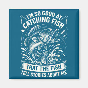Hemd So gut Fische fangen Fischen Magnet