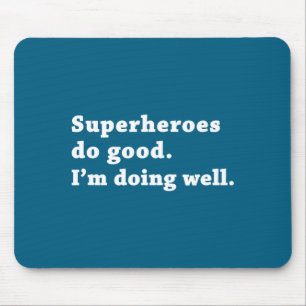 Hemd Superhelden Gut Nicht Gut Mousepad