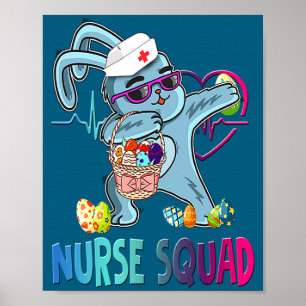 Hemd Tupfendes Kaninchen Ostern Eier Stillen Poster