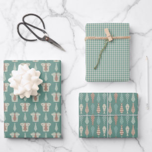 Hemd und Krawatte Vatertag Geschenkpapier Set