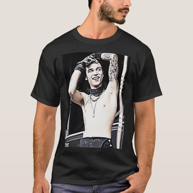 Hemdloser Andy Biersack T-Shirt (Vorderseite)