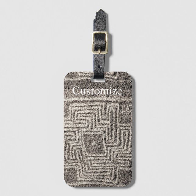 Hemet Maze Stone Thunder_Cove Gepäckanhänger (Vorderseite Vertikal)