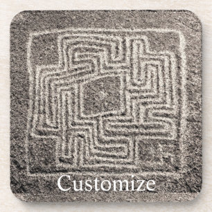 Hemet Maze Stone Thunder_Cove Getränkeuntersetzer