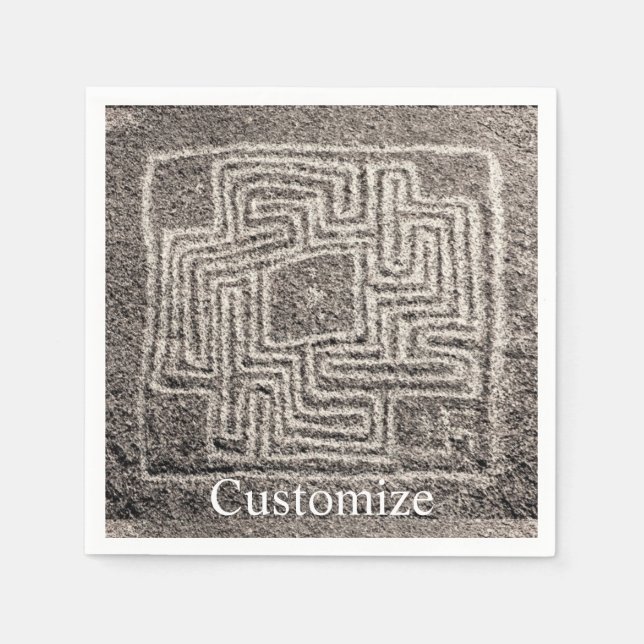 Hemet Maze Stone Thunder_Cove Serviette (Vorderseite)
