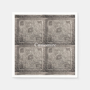 Hemet Maze Stone Thunder_Cover Serviette