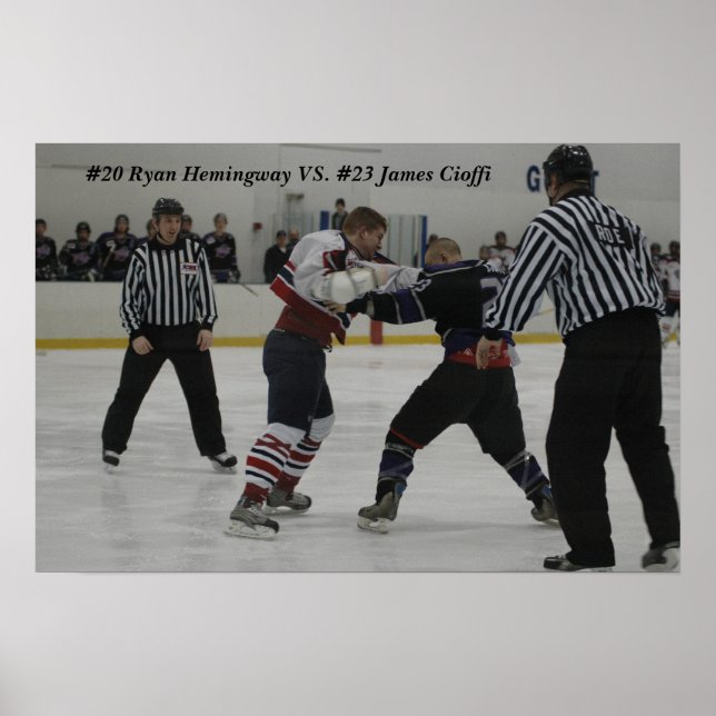 Hemi, #20 Ryan Hemingway VS. #23 James Cioffi Poster (Vorne)