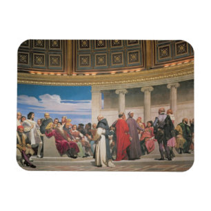 Hemicycle: Artists of All Ages, Detail des rechten Magnet