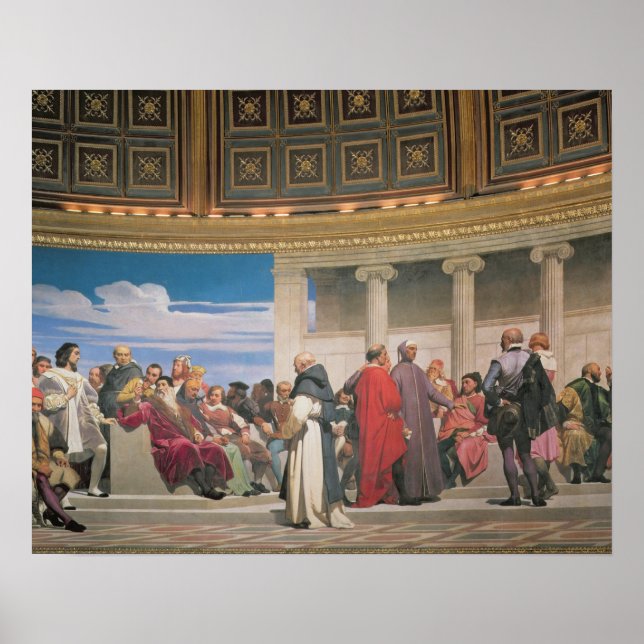 Hemicycle: Artists of All Ages, Detail des rechten Poster (Vorne)