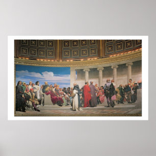 Hemicycle: Artists of All Ages, Detail des rechten Poster