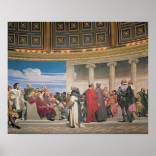 Hemicycle: Artists of All Ages, detail of the righ Poster