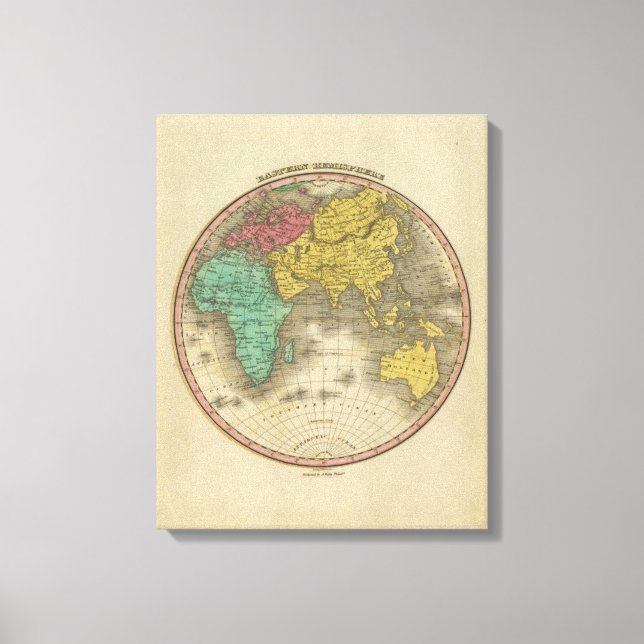Hemisphäre 5 leinwanddruck (Vorderseite)