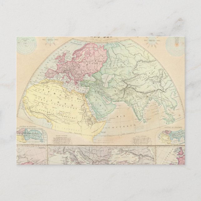 Hemisphäre im Osten 2 Postkarte (Vorderseite)