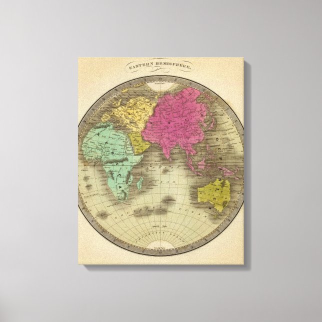 Hemisphäre im Osten 8 Leinwanddruck (Vorderseite)