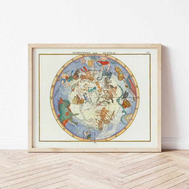 Hemisphäre | John Flamsteed Poster (Von Creator hochgeladen)