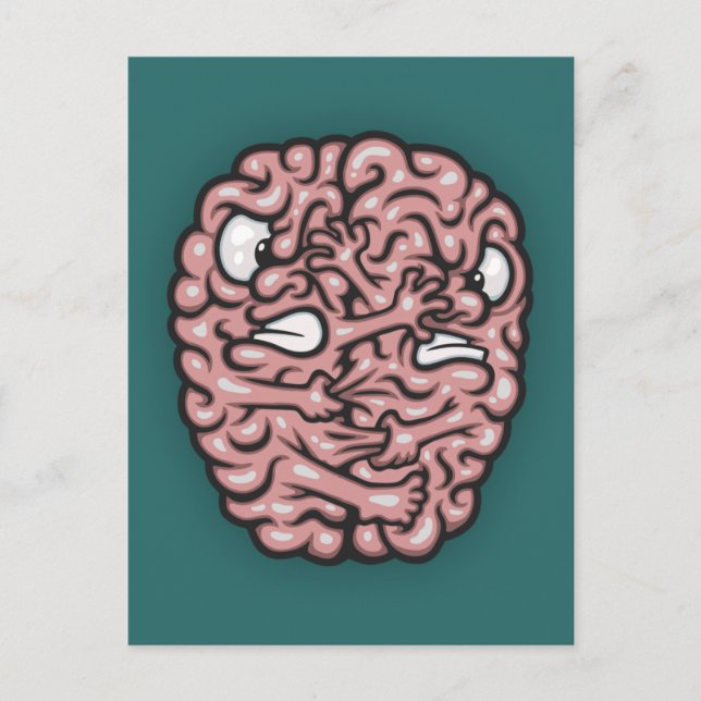 Hemisphären Postkarte (Vorderseite)