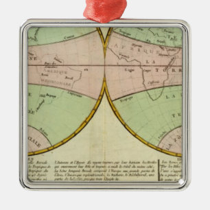 Hemisphären Silbernes Ornament