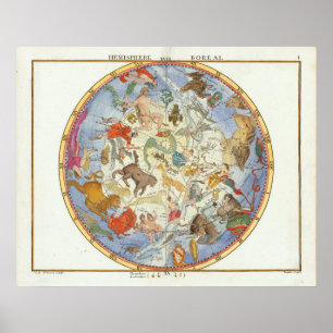 Hemisphere Boreal John Flamsteed Poster
