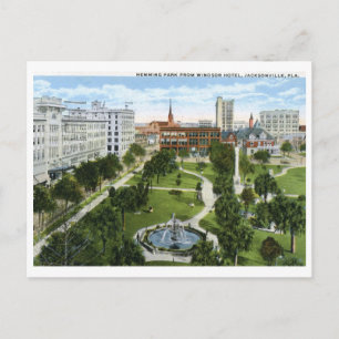 Hemming Park, Jacksonville FL 1920 Vintage auf Deu Postkarte