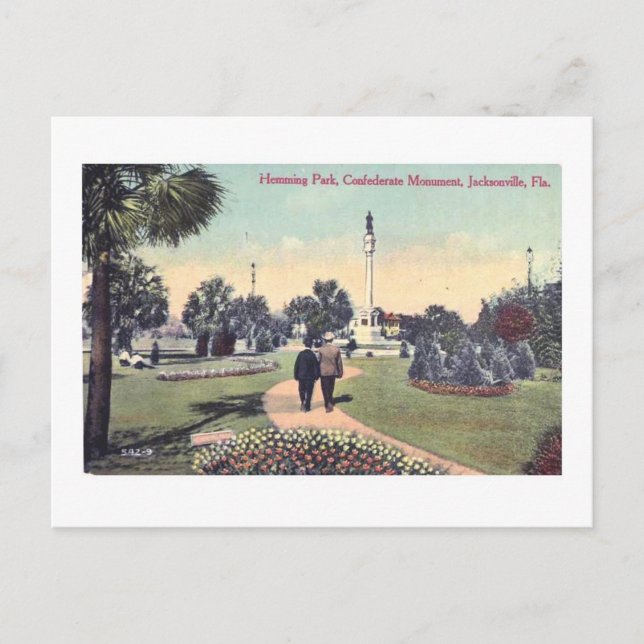 Hemming Park Jacksonville Fl Vintag Postcard Postkarte (Vorderseite)