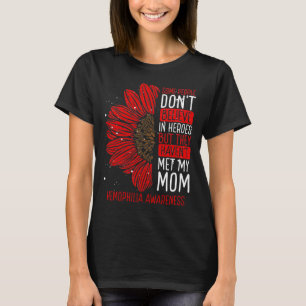 Hemophilia Awareness Ribbon Mom Warrior T-Shirt