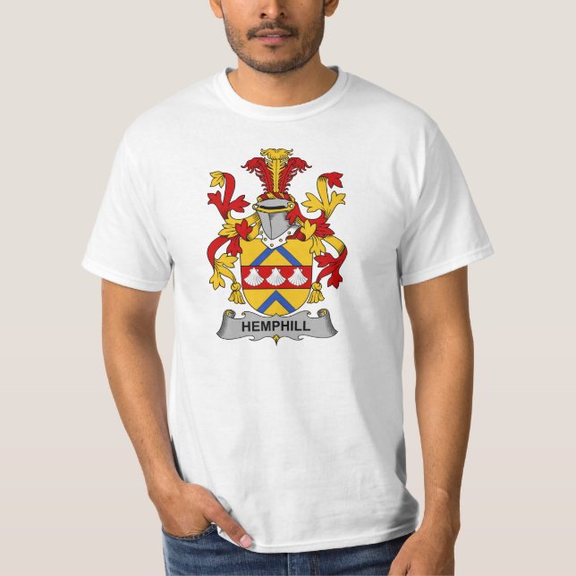 Hemphill Familienwappen T-Shirt (Vorderseite)