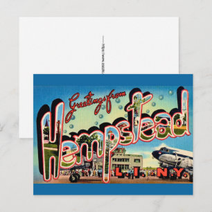Hempstead Long Island NY Postkarte