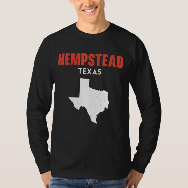 Hempstead Texas USA Staat America Travel Texas T-Shirt (Vorderseite)