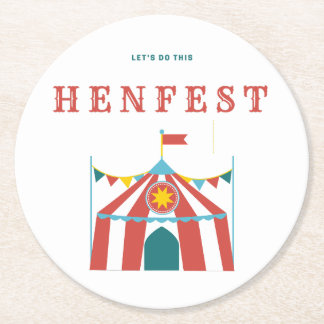 Hen Fest Paper Untersetzer