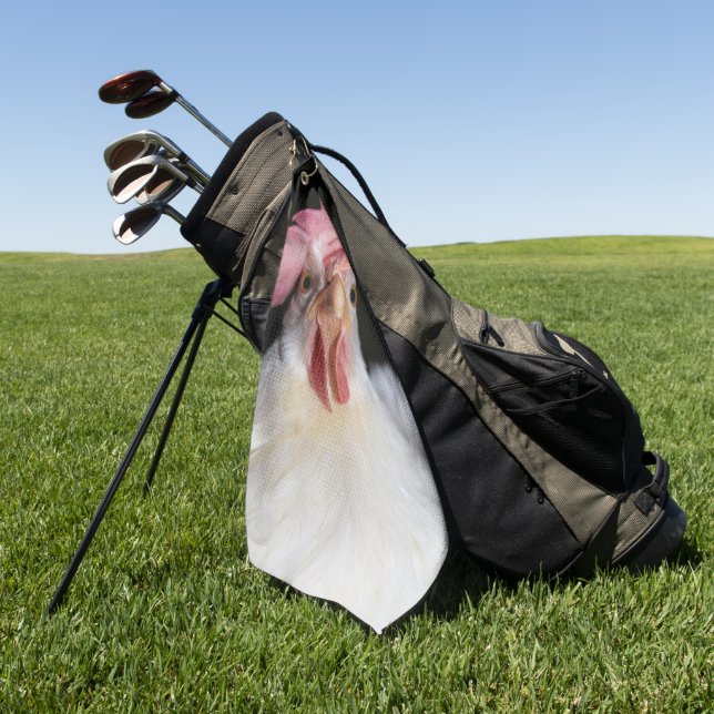 Hen Golfhandtuch (Gras)