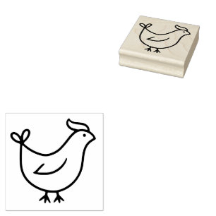 Hen Gummistempel