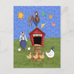 Hen House Postkarte